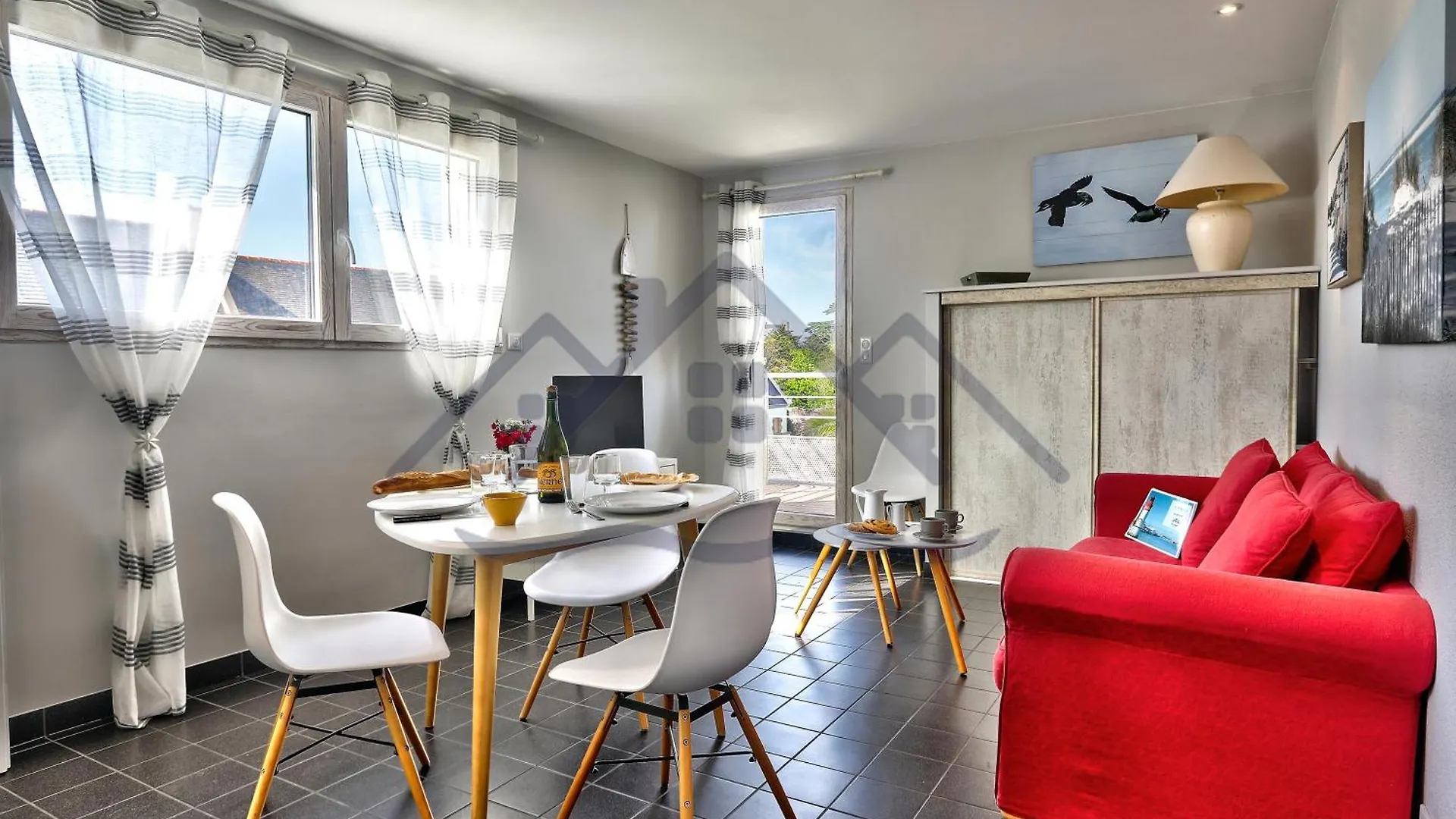 Ferienwohnung Localise - C80 - L'Escale - Au 1Er Etage De Plain Pied - Wifi Inclus - Draps Inclus - Animaux Bienvenus Guilvinec